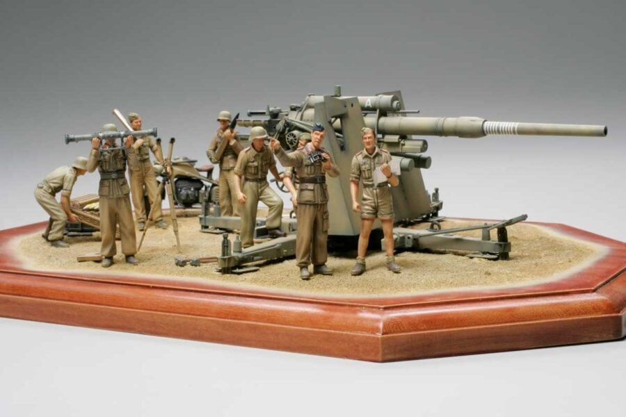 Tamiya 35283 1/35 German 88mm Gun Flak 36 North African Campaign：圖片 1
