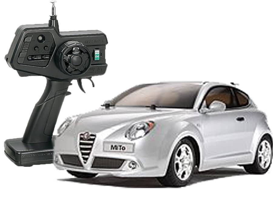 Tamiya 84136 1/10 RC XB Alfa Romeo MiTo Sliver Body Version (M-05 Chassis)：圖片 1