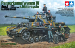 Tamiya 25209 1/35 German Tank Pz.Kpfw.IV Ausf.G Early Production & Motorcycle Set "Eastern Front":圖片 2