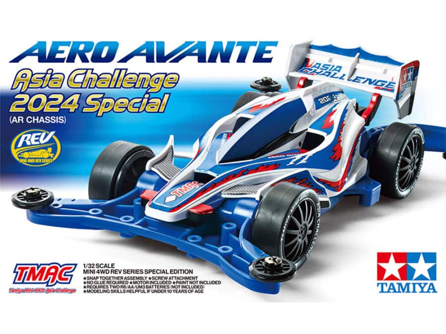 Tamiya 95655 1/32 Mini 4WD Aero Avante Asia Challenge 2024 Special (AR Chassis)：圖片 2
