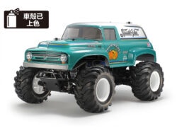 Tamiya 47497 1/10 RC Squash Van (Green & White Painted Body) (GF-02 Chassis)