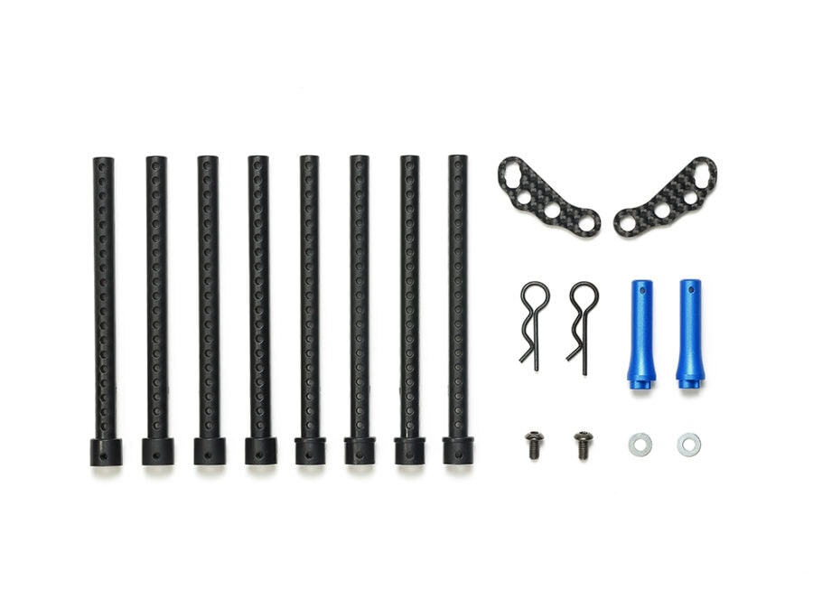 Tamiya 22085 TA08 Reinforced Rear Body Mount Set：圖片 1