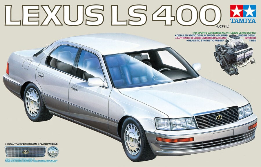 Tamiya 24114 1/24 Lexus LS 400 (UCF11L)：圖片 2