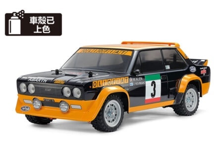 Tamiya 47494 1/10 RC Fiat 131 Abarth Rally Olio Fiat (Painted Body) (MF-01X Chassis)