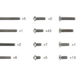 Tamiya 47509 XM-01 Titanium Screw Set