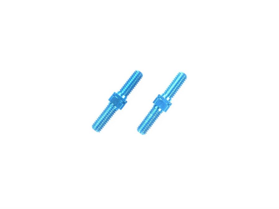 Tamiya 54247 3x18mm Aluminum Turnbuckle Shaft (2pcs.)：圖片 1