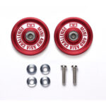 Tamiya 95657 HG 19mm Aluminum Ball Race Roller Set (Red) (TMAC)