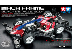 Tamiya 95673 1/32 Mini 4WD Mach Frame Black Metallic Body (FM-A Chassis)：圖片 2