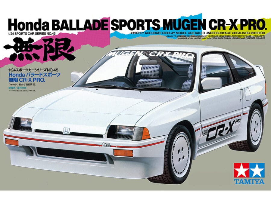 Tamiya 24045 1/24 Honda Ballade Sports Mugen CR-X PRO.：圖片 2