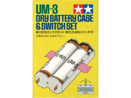 Tamiya 70013 UM-3 Dry Battery Case & Switch Set