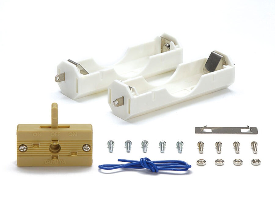 Tamiya 70150 R6/AA/UM3 Separated Battery Box w/Switch：圖片 1