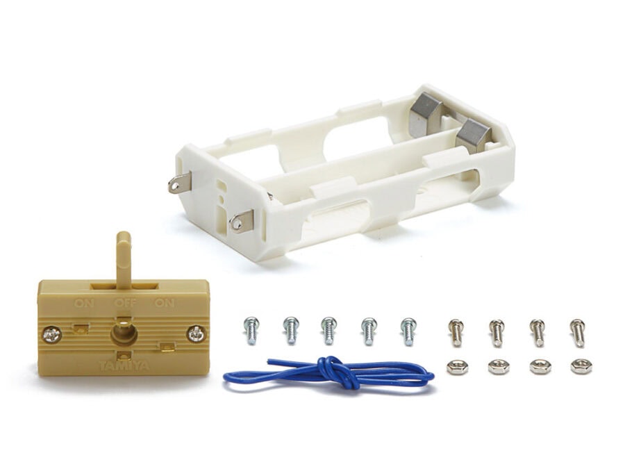Tamiya 70151 R6/AA/UM3 Battery Box w/Switch：圖片 1