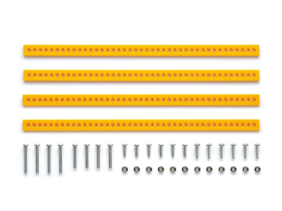 Tamiya 70184 Long Universal Arm Set (Orange)：圖片 1