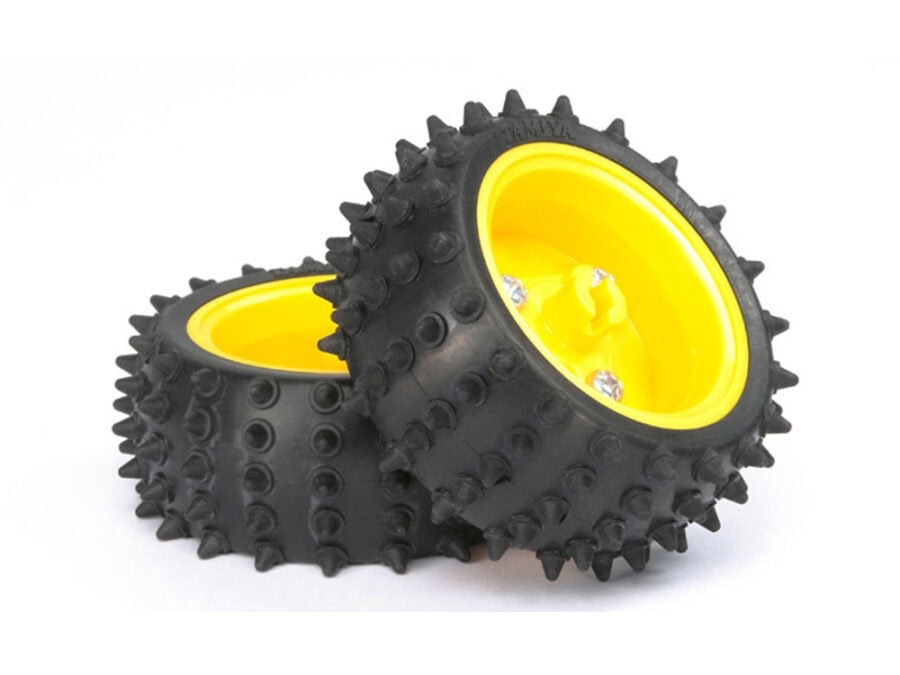Tamiya 70194 Spike Tire Set (65mm Dia.)：圖片 1