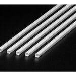 Tamiya 70261 Plastic Beams 3mm Square Tube (5pcs.)