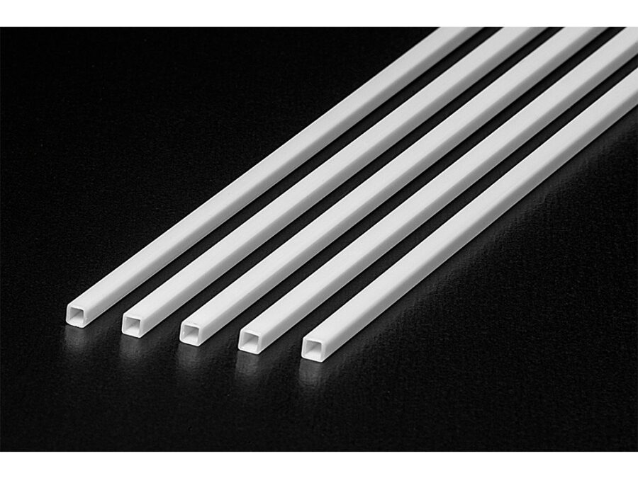 Tamiya 70261 Plastic Beams 3mm Square Tube (5pcs.)：圖片 1