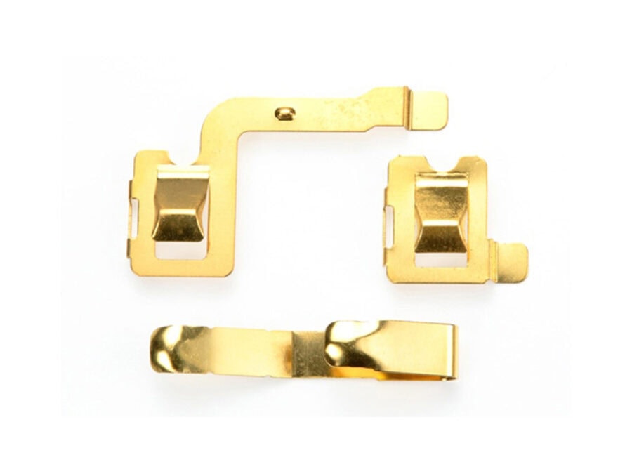 Tamiya 15421 Mini 4WD Gold Plated Terminal Set (for Super-II Chassis)：圖片 1