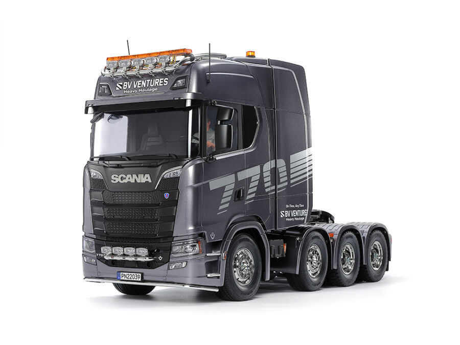 Tamiya 56376 1/14 RC Scania 770 S 8x4/4 (Gun Metal Edition)：圖片 1
