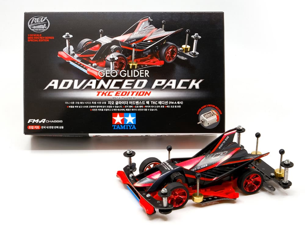 Tamiya 92448 1/32 Mini 4WD Geo Glider Advanced Pack TKC Edition