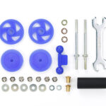 Tamiya 95430 Mini 4WD Large Dia. Stabilizer Head Set (17mm) (Blue)