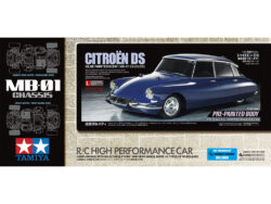 Tamiya 47502 1/10 RC Citroën DS (Blue Painted Body) (MB-01 Chassis)：圖片 2
