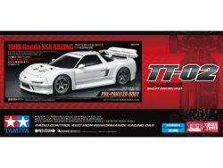 Tamiya 47506 1/10 RC 1998 Honda NSX Racing (White Painted Body) (TT-02 Chassis)：圖片 2