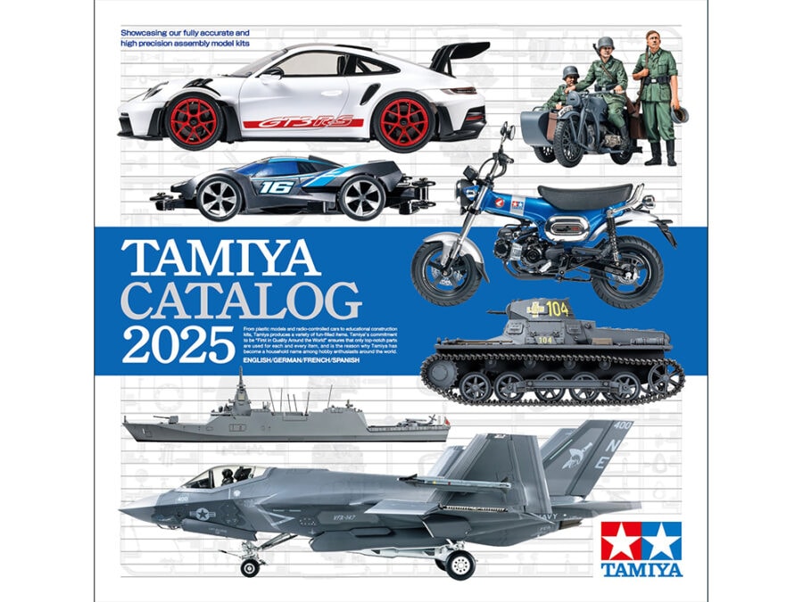 Tamiya 64457 2025 Tamiya Catalog (English/German/French/Spanish)：圖片 1