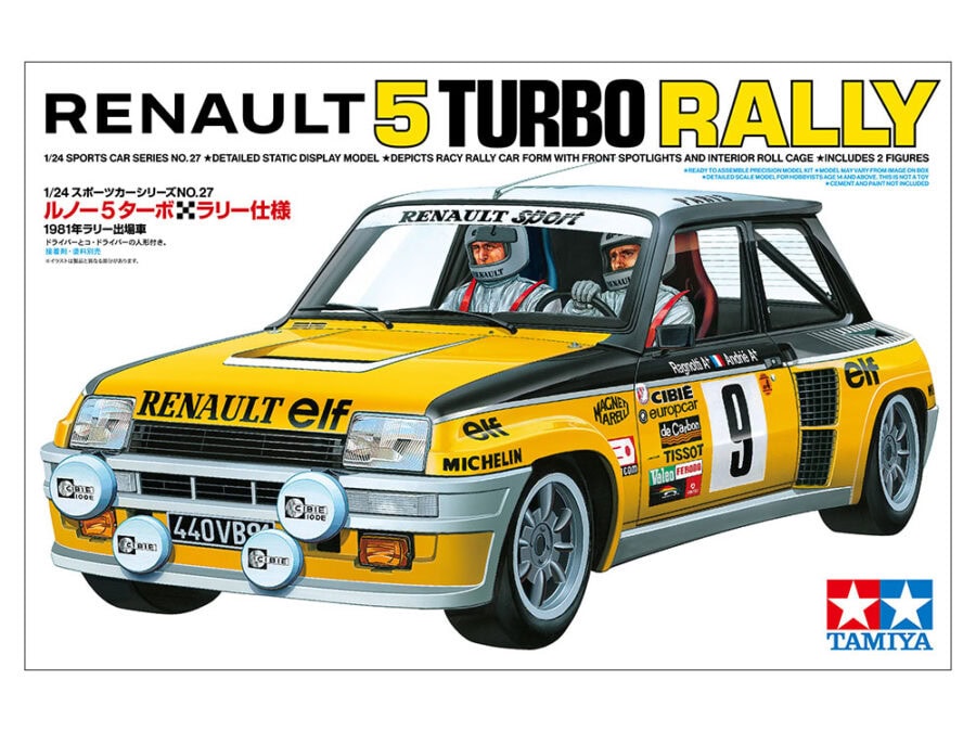 Tamiya 24027 1/24 Renault 5 Turbo Rally：圖片 2