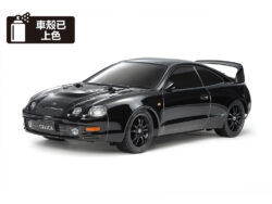 Tamiya 47510 1/10 RC Toyota Celica GT-Four (ST205) (Black Painted Body) (TT-02 Chassis)