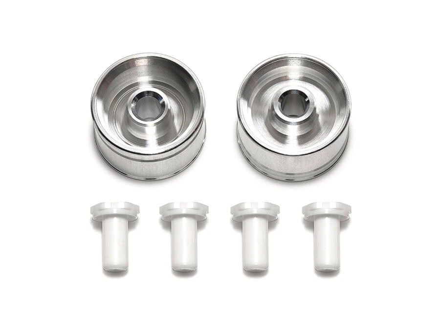 Tamiya 95680 HG Aluminum Wheels for Small Dia. Narrow Tires (24mm) (Reversible, 2pcs.)：圖片 1