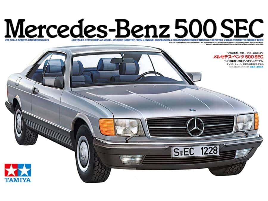 Tamiya 24029 1/24 Mercedes-Benz 500 SEC：圖片 2