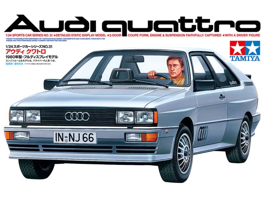 Tamiya 24031 1/24 Audi quattro：圖片 2
