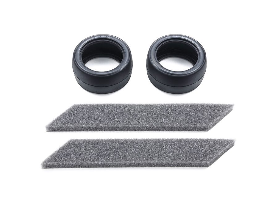 Tamiya 50547 Wide Racing Slick Tires w/Inner Sponge (1pair)：圖片 1