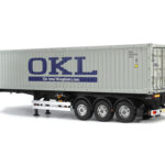 Tamiya 56377 40-Foot Container 3-Axle Semi-Trailer for Tamiya 1/14 RC Tractor Truck