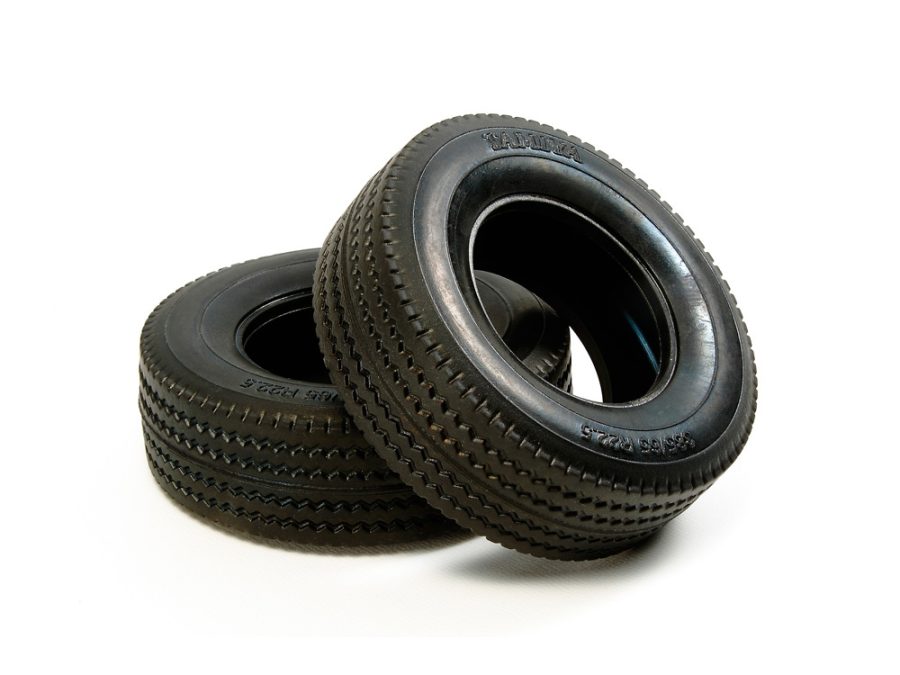 Tamiya 56528 1/14 RC Tractor Truck Tires (Hard/30mm) (2pcs)：圖片 1