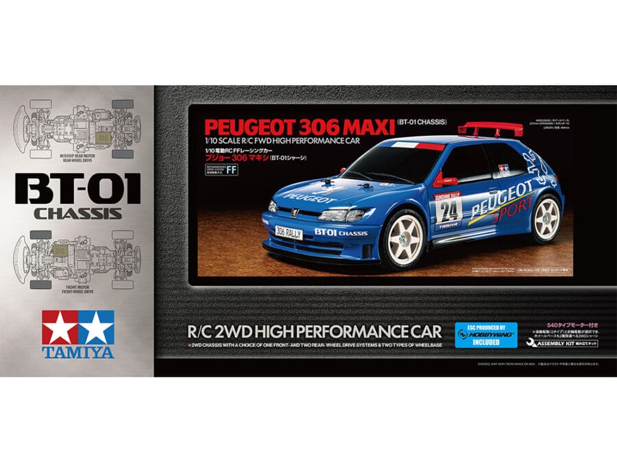 Tamiya 58746 1/10 RC Peugeot 306 Maxi (BT-01 Chassis)：圖片 2