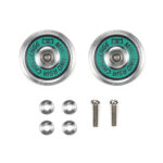 Tamiya 95688 HG 19mm Aluminum Ball-Race Rollers (Ringless/Green Logo) Asia Challenge
