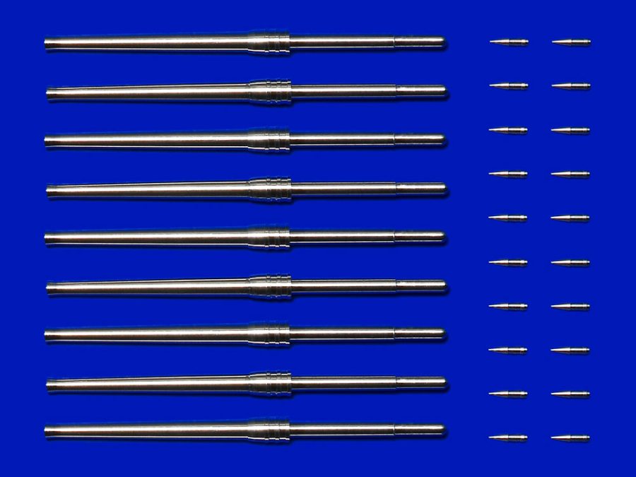 Tamiya 12643 1/350 Metal 46cm Gun Barrels & Projectiles：圖片 1