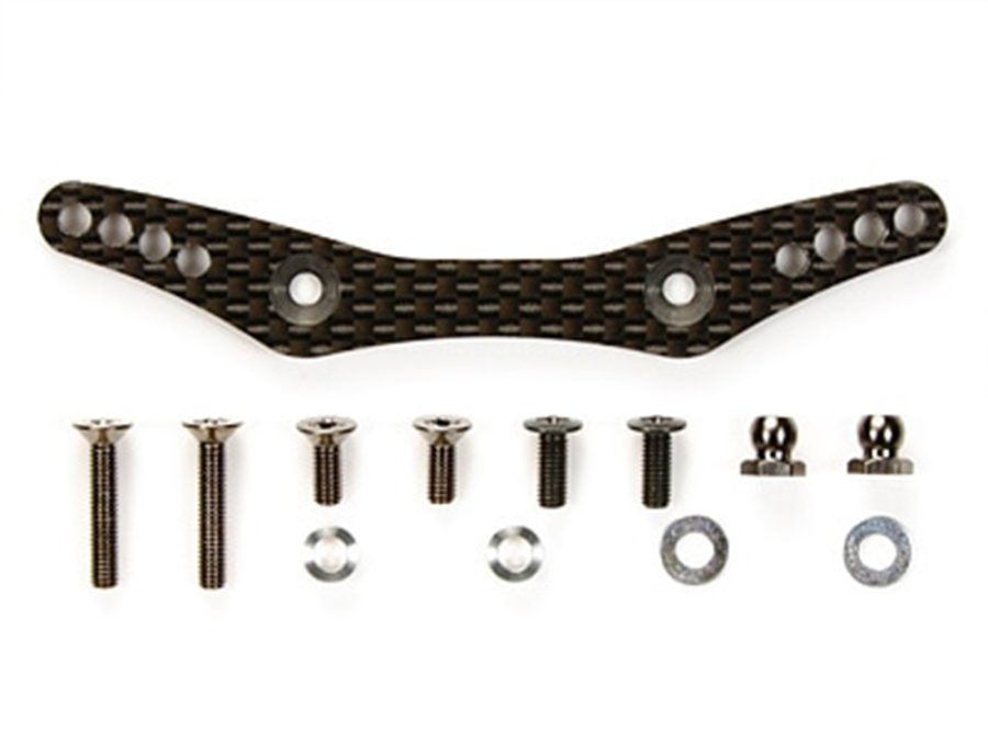 Tamiya 54475 M-05 Carbon Damper Stay (Rear)：圖片 1