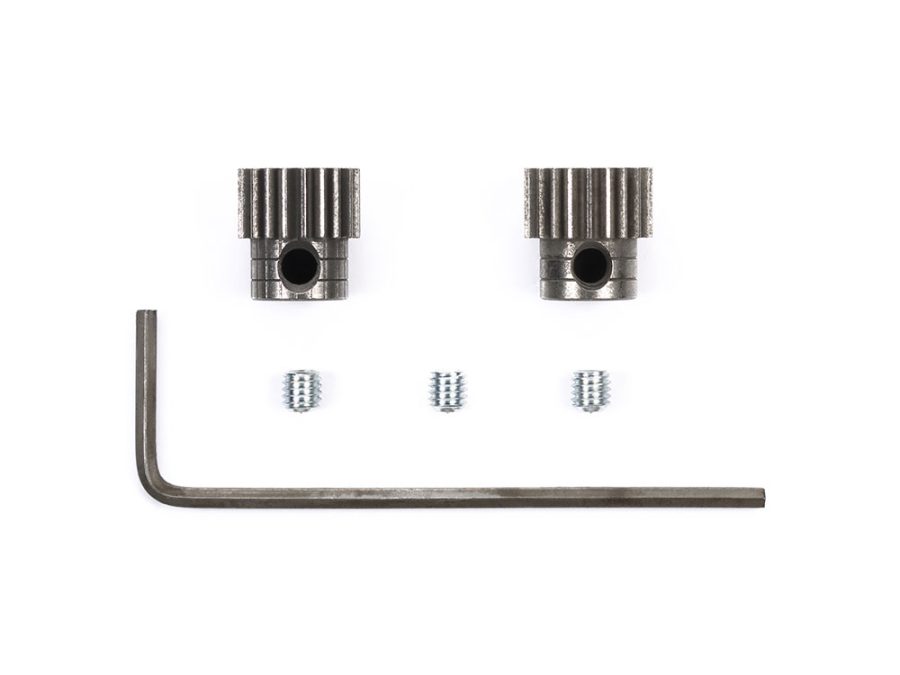 Tamiya 53101 RD 0.4 Steel Pinion Gear Set (20T,21T)：圖片 1