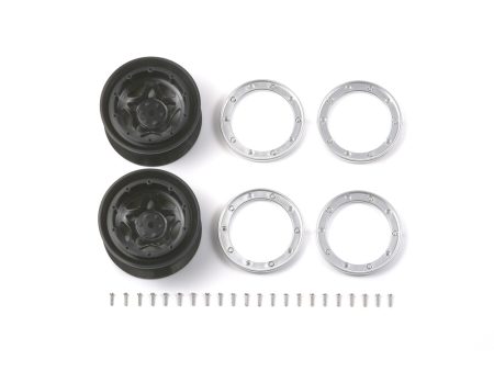 Tamiya 54116 CR-01 Pentagram Wheels 2pcs. (Offset +5)