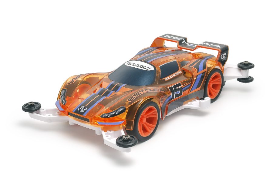 Tamiya 95691 1/32 Mini 4WD Estoura Clear Orange Special (MA Chassis)：圖片 1