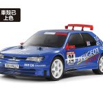Tamiya 47513 1/10 RC Peugeot 306 Maxi (Blue Painted Body) (BT-01 Chassis)