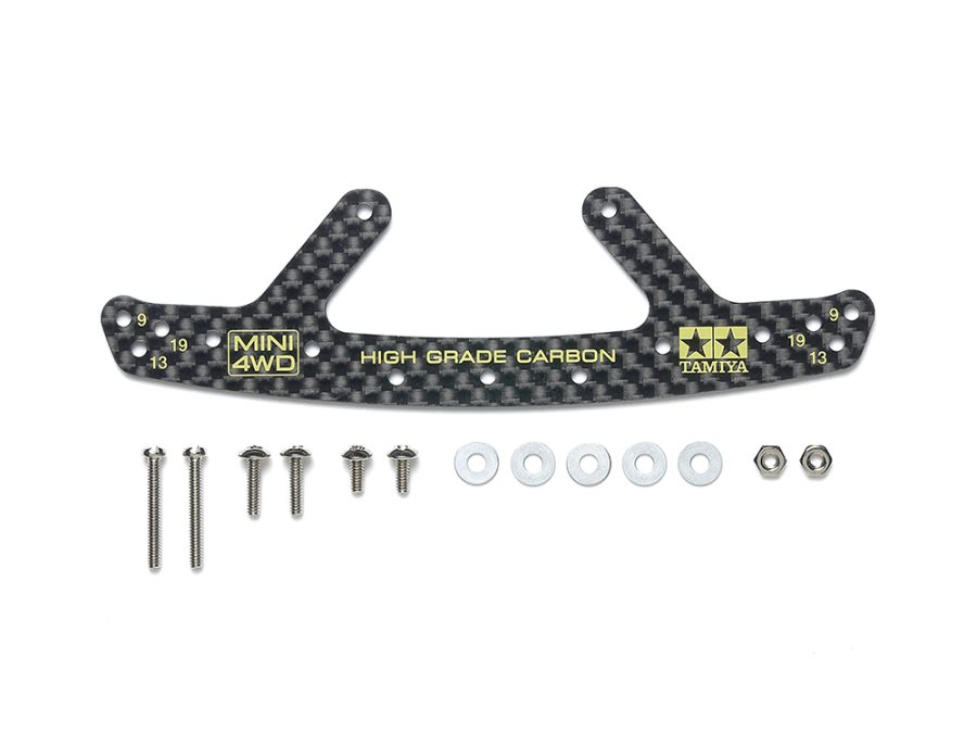 Tamiya 95692 HG Carbon Front Bumper Plate (1.5mm)：圖片 1