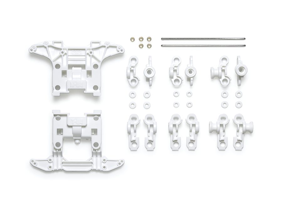 Tamiya 95695 Reinforced N-04/T-04 Units (White)：圖片 1