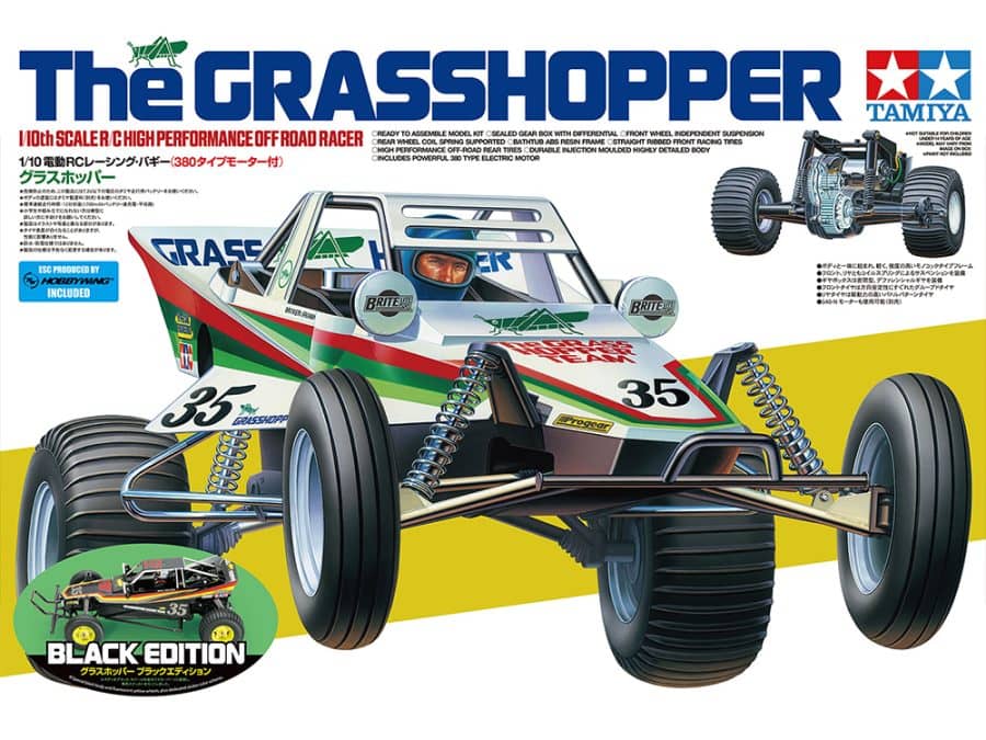 Tamiya 47522 1/10 RC The Grasshopper Black Edition：圖片 2