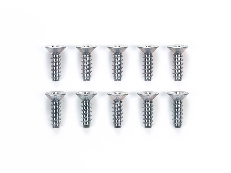 Tamiya 50578 3x10mm Countersunk Tapping Screw (10 Pcs.)：圖片 1