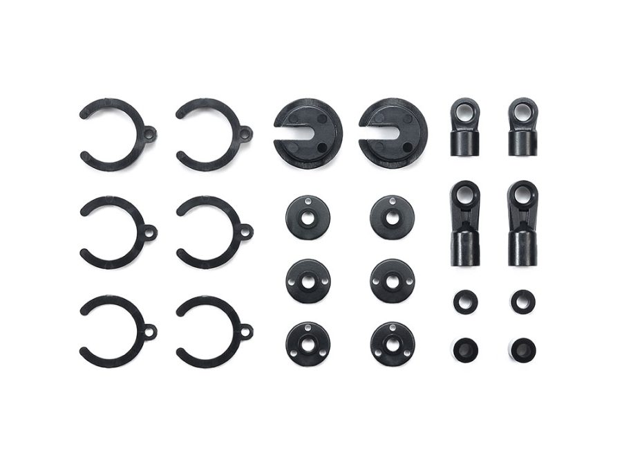 Tamiya 50950 C.V.A. Shock Unit II (Short/Long) X Parts (Damper Collar)：圖片 1