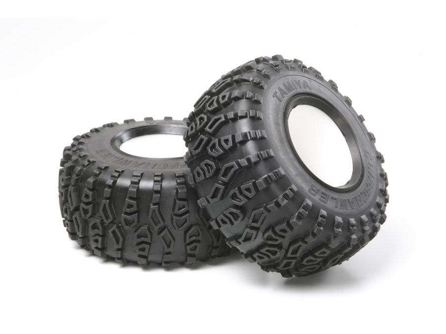 Tamiya 54117 CR-01 Cliff Crawler Tires (2pcs.)：圖片 1