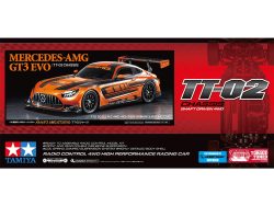 Tamiya 58750 1/10 RC Mercedes-AMG GT3 EVO (TT-02 Chassis)：圖片 2